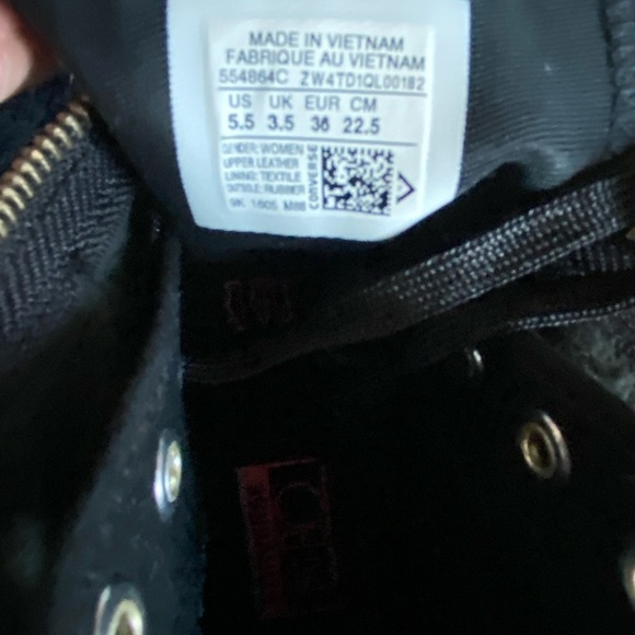 Converse x PatBo Women's Chuck Taylor All Star Shroud High 5.5 - Picture 7 of 8